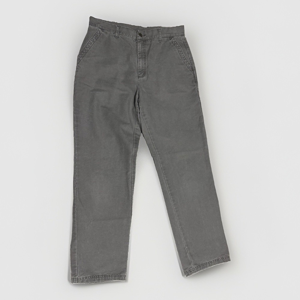 Vintage EMS Grey Chino Pants Womens 10‎ 90s Outdoor Workwear Style